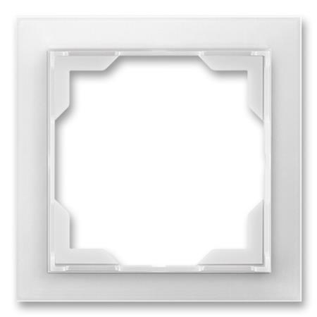 ABB NEO rámeček 1-násobný, vodorovný, bílý