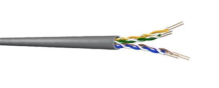 Draka UC300 26 síťový kabel U/UTP (UTP) cat. 5e PVC Eca lanko, nestíněný, šedý,