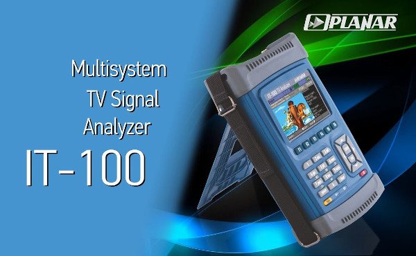 Planar IT-100 měřící přístroj DVB-T2/S2/C/IP/analog, profi, echo, H.264