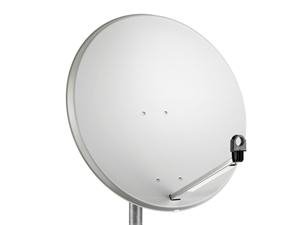 Tele System TM 85 Al Media Line satelitní anténa parabola 85cm Al, světle šedá