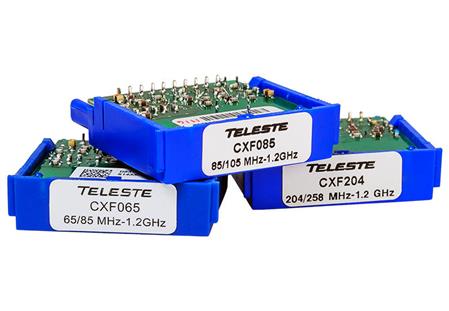 Teleste CXF085 modul – diplexní filtr 5-85MHz, 105-1218MHz, pro zesilovač Telest