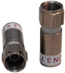 Cabelcon F-59-TD 3.7 konektor Fm na kabel 3,5/5,0mm (Coax11, H121), kompresní