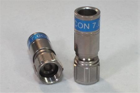 Cabelcon F-6-TD QM 7.0 konektor Fm na kabel 4,7/6,8mm (RG6, Coax9, Coax10, H125)