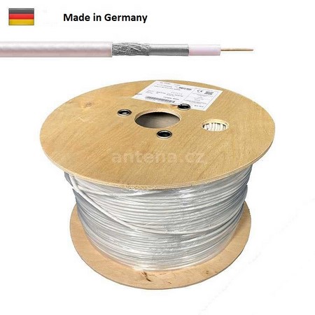 Draka Coax10 AD 10 E PVC koax. kabel 1/4,65/6,8mm, Al-PET-Al, vnitřní, cívka 500m