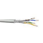 Draka ICS IE ToughCat síťový kabel S/FTP (SFTP) cat. 5e LSHF Dca lanko, průmyslový, odolný, stíněný, šedý