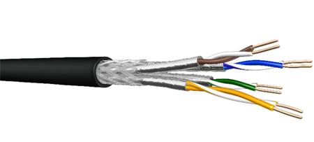 Draka ICS IE UC900 SS23 síťový kabel S/FTP (SFTP) cat. 7 PE Fca drát, stíněný, č