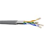 Draka UC300 S24 síťový kabel F/UTP (FTP) cat. 5e PVC Eca drát, stíněný, šedý, box 305m