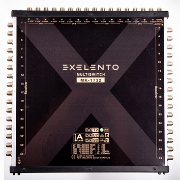 ExeIento MK-1732 multiswitch koncový 17/32 pro 4 družice a 32 TV