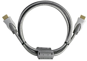 Exelento propojovací kabel HDMI 2m, v. 1.4, šedý