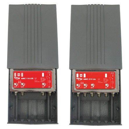 Fte AMC 210 zesilovač FM+III/3xUHF, zisk 26dB, LTE 4G, 12V, venkovní