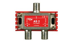 Fte AS 2 satelitní rozbočovač na 2 TV 5-2400MHz