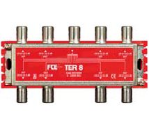 FTE TER 8 - rozbočovač F 10 dB, 8 výstupů, 5-1000 MHz