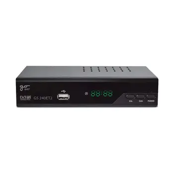 GoSAT GS240ET2 set-top box, přijímač pro DVB-T2