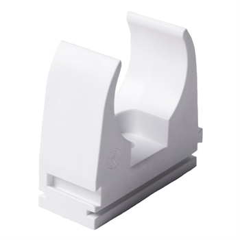 Kopos 5320_HB příchytka trubek 20mm, PVC, bílá