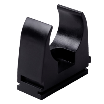 Kopos 5325_FB příchytka trubek 25mm, PVC, černá