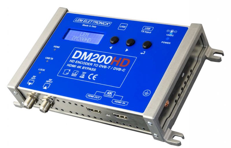 LEM modulátor DM-200HD 4K HDMI/DVB-T nebo DVB-C