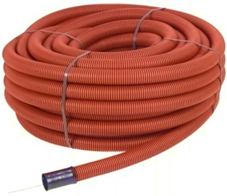 Novotub 160 zemní chránička kabelů 160/137mm 50m, červená (ekv. Kopoflex)