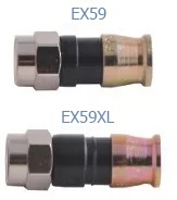 PPC EX59 XL NT PLUS konektor Fm na kabel 3,7/6,2mm (RG59), kompresní, Signal Tig