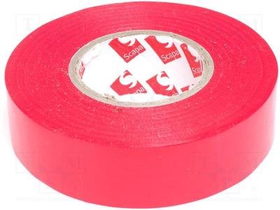 Scapa 2702 15mm x 10m červená izolační samolepící páska PVC