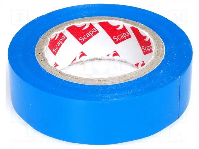 Scapa 2702 15mm x 10m modrá izolační samolepící páska PVC