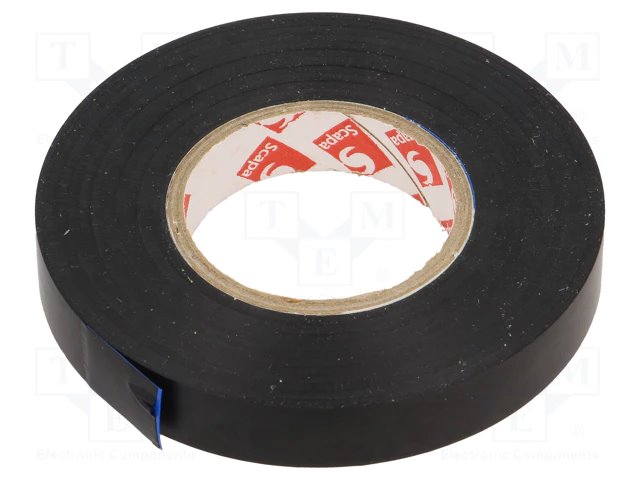 Scapa 2702 15mm x 25m černá izolační samolepící páska PVC