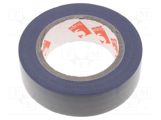 SCAPA 2702 šedá 0.13mm x 15mm x 10m - izolační samolepící páska PVC
