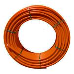 SPUR kabelová chránička HDPE 40/33mm, oranžová + bílý pruh
