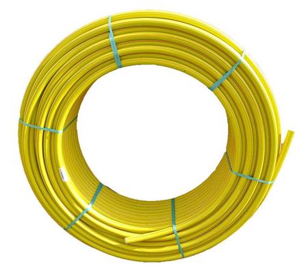 SPUR kabelová chránička HDPE 40/33mm, žlutá + červený pruh 1x