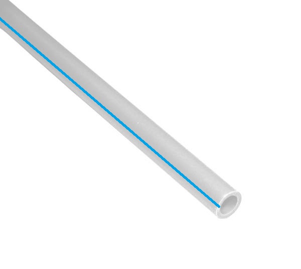 SPUR mikrotrubička HDPE 7/4mm TPL silnostěnná, transparentní + modrým pruh