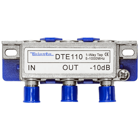 Teleste DTE108 odbočovač 1x8dB, 5-1000MHz, lineární