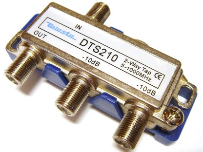 Teleste odbočovač 2x10 DTS210, 5-1000 MHz - lineární