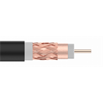 Televes T-100plus PE koax. kabel 1,13/5,1/6,6mm, Cu-PET, venkovní, cívka 100m