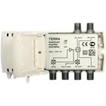 Terra AS038 R65 linkový zesilovač FM-TV, zisk 20dB, výstupy pro 4 TV, R65