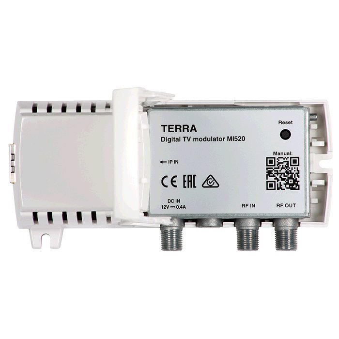 Terra modulátor MI520P - IP (80 Mbit/s), 2xDVB-T/C