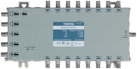 Terra MV516 multiswitch koncový 5/16 pro 1 družici a 16 TV