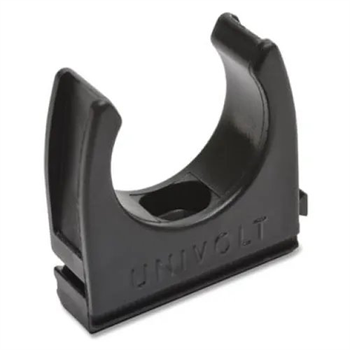 Univolt HFCL 25 příchytka trubek 25mm, LSHF, černá, UV