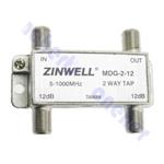 Zinwell MDG-2-12 odbočovač 2x12dB, 5-1000MHz